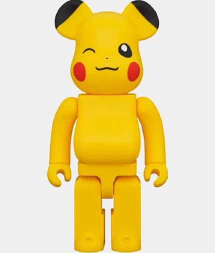 Bearbrick X Pokémon Pikachu Version Femelle 400% Jaune (2)